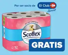 Scottex gratis en Carrefour (por compras)