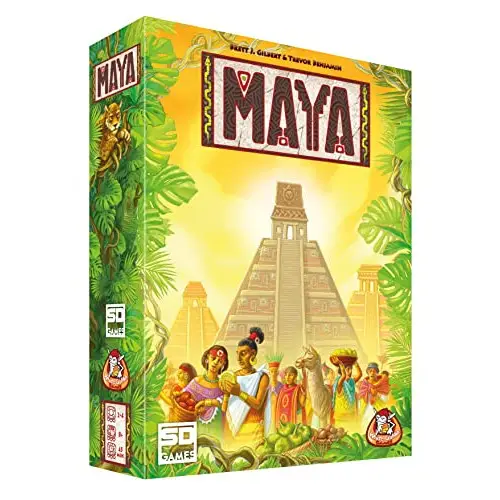 SD GAMES - Juego de Estrategia Maya - Tablero de Papel 23X32X7cm - SKU 1091