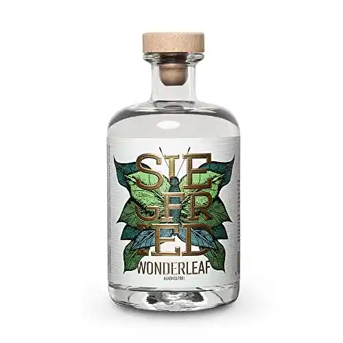 Siegfried Rheinland Dry Gin Wonderleaf destilados sin alcohol, sin azúcar, 500 ml