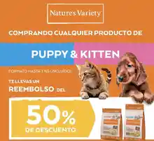 Nature's Variety - Reembolso parcial 50 %