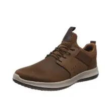 Skechers Delson Axton, Zapatilla Baja Hombre, Dark Brown, 42 EU