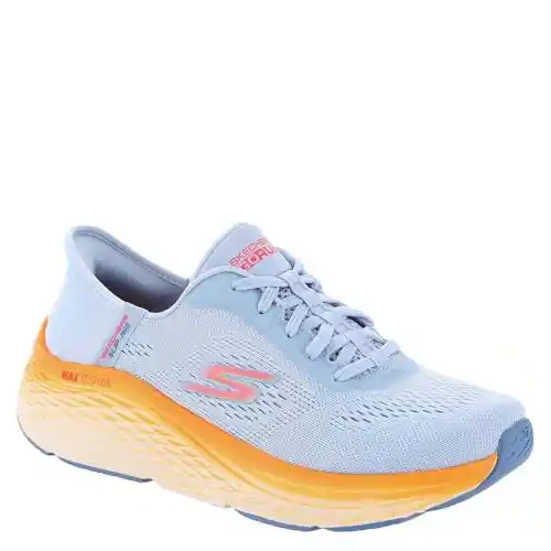 Skechers MAX Cushioning Elite 2.0 Solace, Zapatillas Mujer, Blue, 37.5 EU