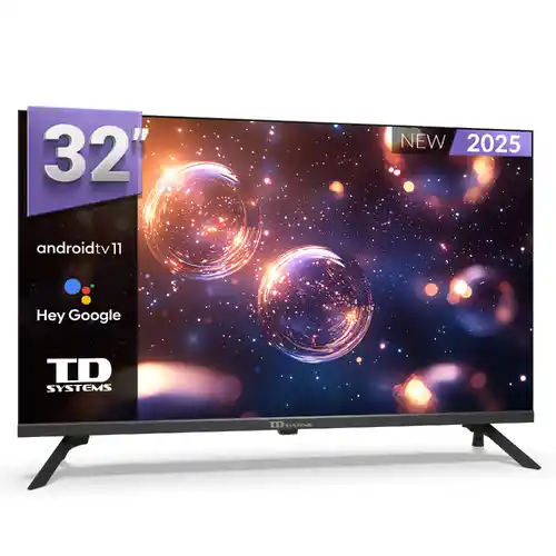 Smart TV Android 11 TD Systems con Google Assistant y control por voz.