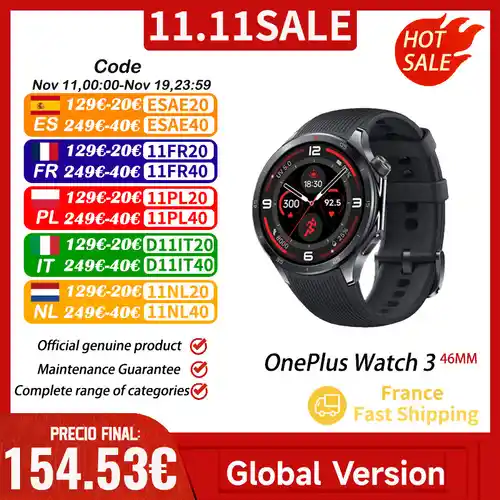Smartwatch OnePlus Watch 3