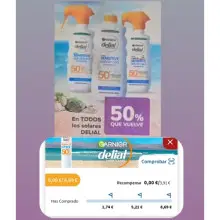 Solares Garnier delial casi gratis (cuentas seleccionadas Carrefour)
