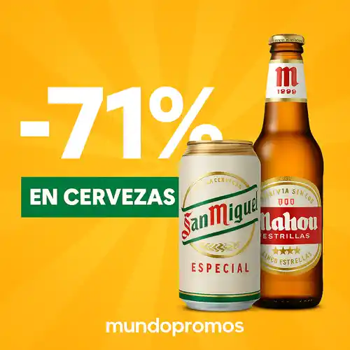 SOLO HOY: 🍺 ¡Cervezas hasta un -71% en Carrefour con cupones acumulables!