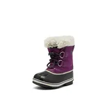 Sorel Yoot Pac Nylon WP, Botas de nieve impermeables, Unisex niños, Wild Iris Dark Plum Toddler Collection 2024, 26 EU