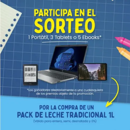 ¡Sorteazo de tecnología con Central Lechera Asturiana! (sorteo por compra)