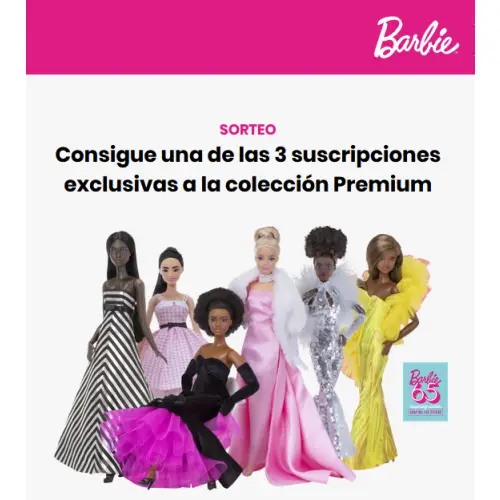 Sorteo 3 suscripciones a la colección Barbie The fashion collection