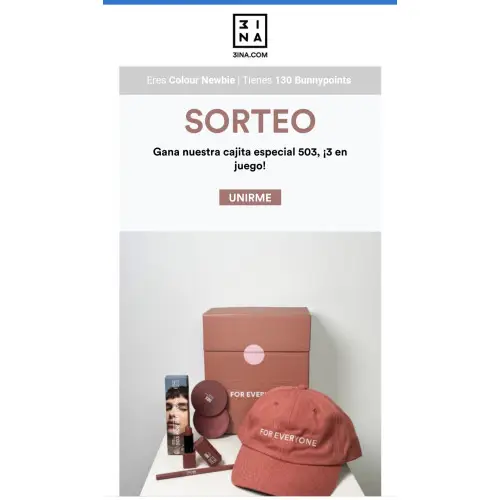 Sorteo 3 cajas de productos 3INA