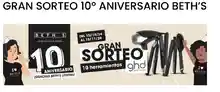 ¡Sorteo Beth’s! Gana 10 Planchas, Cepillos Eléctricos y Secadores GHD (sorteo por aniversario)