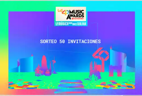 Sorteo de 50 Invitaciones al 40 Music Awards Santander (sorteos)