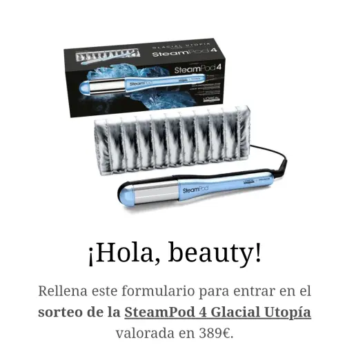 Sorteo de una SteamPod (Secret Beauty Society)