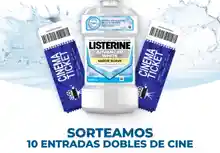 Sorteo entradas de cine dobles con Listerine, Gelt y Aldi