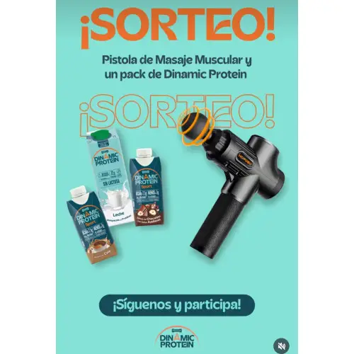 Sorteo Pistola Masaje • Dinamic Protein (sorteo)