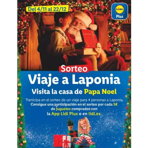 Sorteo viaje a Laponia comprando Juguetes en Lidl (Sorteo)