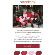 Sorteo y descuento directo Smartbox