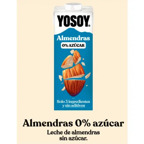 Sorteo YOSOY: Gana 1 de 5 lotes de Almendra 0% azúcar respondiendo una encuesta