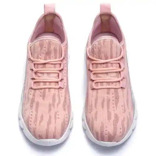 SPIEZ Zapatos de Trabajo Mujer, Zapatillas de Seguridad Ligeras y Transpirables con Puntera de Plástico, Calzado de Seguridad sin Cordones para el Trabajo y el Uso Diario, 40 EU, Rosado