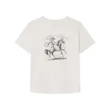 Springfield Camiseta Beige L