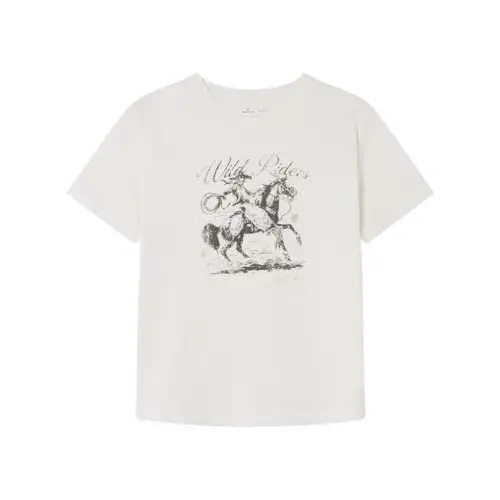 Springfield Camiseta Beige L