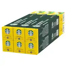 STARBUCKS Sunny Day Blend de Nespresso, Cápsulas de Café de Tueste Suave 6 x 10 (60 Cápsulas)