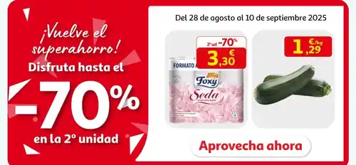 Sueprahorro -70% en segunda unidad / Alcampo