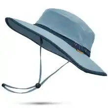 Sukeen Sombrero para el sol para hombre y mujer, sombrero de pescador para hombre UPF 50+ con protección UV, de secado rápido, transpirable, de secado rápido, sombrero de safari, sombrero de camping,