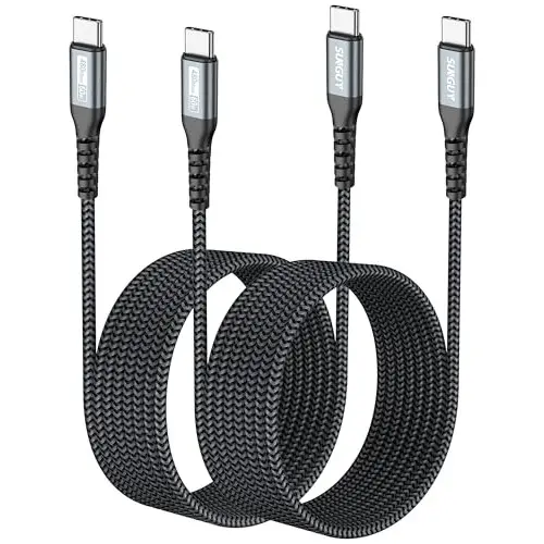X2 Cable USB C a USB C, cable de 60 W 3 Metros. Compatible con MacBook Pro, iPad Pro, MacBook Air, Galaxy S20