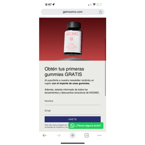 Suplementos para dormir GRATIS - Noomo (envío 5,90)