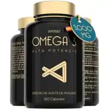 Omega 3 Aceite de Pescado - 3000 mg Triple Potencia - 120 Cápsulas Blandas - 990 mg de EPA + 660 mg de DHA (Cupón canjeable en Amazon)