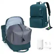 Mochila De Vacío Equipaje De Mano. Tamaño Cabina Con Bomba Impermeable.