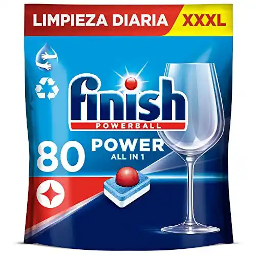 Tabletas Finish Powerball All in One para lavavajillas