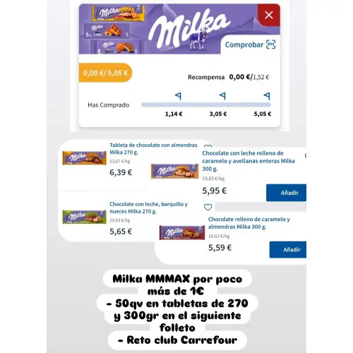 Tabletas MMMAX por 1€ en Carrefour