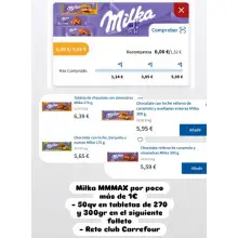 Tabletas MMMAX por 1€ en Carrefour