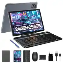 TABWEE Tablet con Teclado y Lapiz - 24 GB RAM+ 256 GB ROM(4 TB TF)