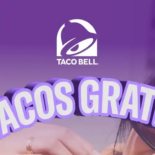 Taco gratis en Taco bell