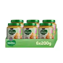 Tarritos Blédina de ternera y verduras, pack de 6.