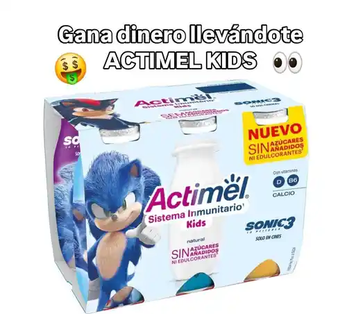 Te pagan dinero por llevarte Actimel de Carrefour (Con la app Gelt)