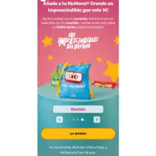 Toalla, mochila o nevera por 1€ en Mcdonalds con tu McMenú grade