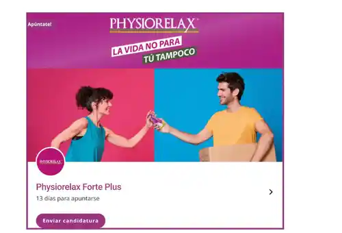 Trnd busca 75 probadores de Physiorelax Forte Plus