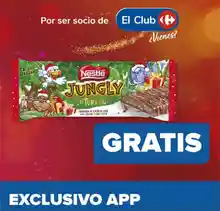 Turrón Nestlé jungly GRATIS en Carrefour (del 9 al 11/12)