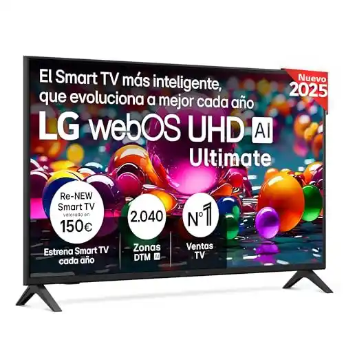 TV LED UHD 4K LG 43 modelo 43UA75006LA
