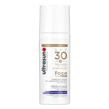 ultrasun Protección Solar Hidratante Antiedad Para La Cara (SPF 30, Honey) - 50 ml.