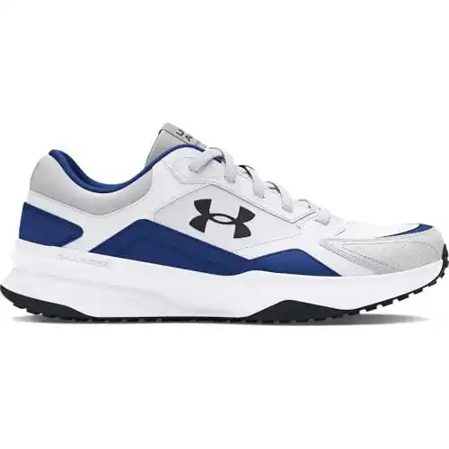 Under Armour UA Edge Lthr, Zapatillas de Entrenamiento Hombre, Blanco, 42 EU