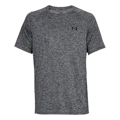 Under Armour Ua Tech 2.0 Ss Tee Camiseta, Black / Black, L Hombre
