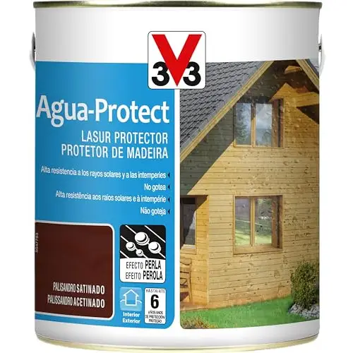 V33 - Protector decorativo agua protect palisandro 2,5l