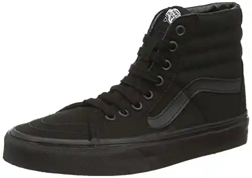 Vans UA Sk8-hi, Zapatillas Altas Unisex Adulto, Negro Intense Black, 37 EU