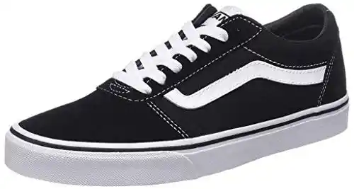 Vans Ward, Zapatillas para Hombre, (SUEDE/CANVAS) BLACK/WHITE, 42 EU