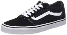 Vans Ward, Zapatillas para Hombre, (SUEDE/CANVAS) BLACK/WHITE, 46 EU